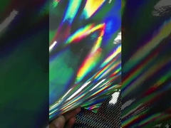 Ticari ambalaj ve baskı için holografik metalleştirilmiş PET termal laminatör filmi