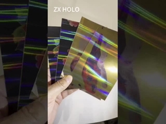 Kendi kendine yapışkan holografik film