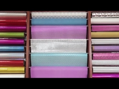 Islaklık Dayanıklı CPP Yumuşak Karton ve Palet Lazer Metalize Renk Kaplı Glitter Metalize Film