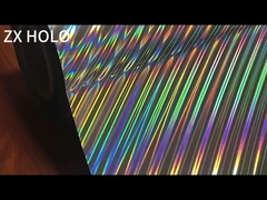 Şeffaflık Şeffaf olmayan Metalleştirilmiş Plastik Film Özel Holografik Laminasyon Filmi
