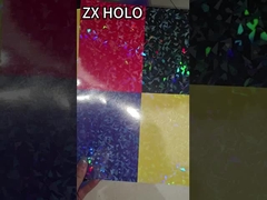 Sıcak Satış A4 Kendine yapışkan Holografik Soğuk Laminasyon Film Dikkate Alıcılar İyi yapışkanlık Kullanımı Kolay