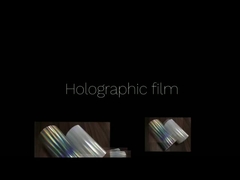 Çeşitli Holografik Desenler UV Cast & Cure Film Paketleme ve Baskı için 5-8 Kez Tekrar Kullanılabilir