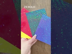 Kendi kendine yapışkan holografik film